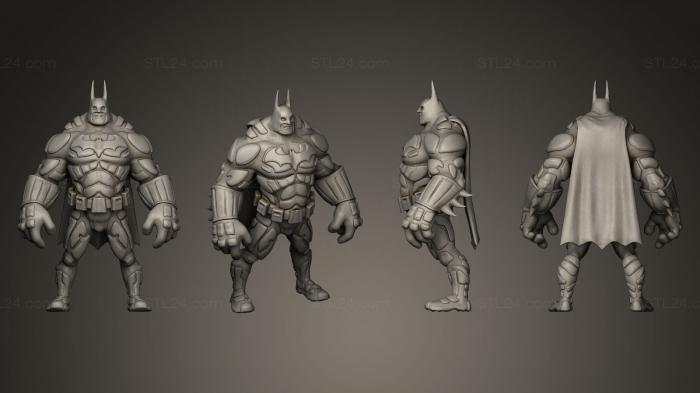Figurines heroes, monsters and demons (Batman, STKM_0127) 3D models for cnc